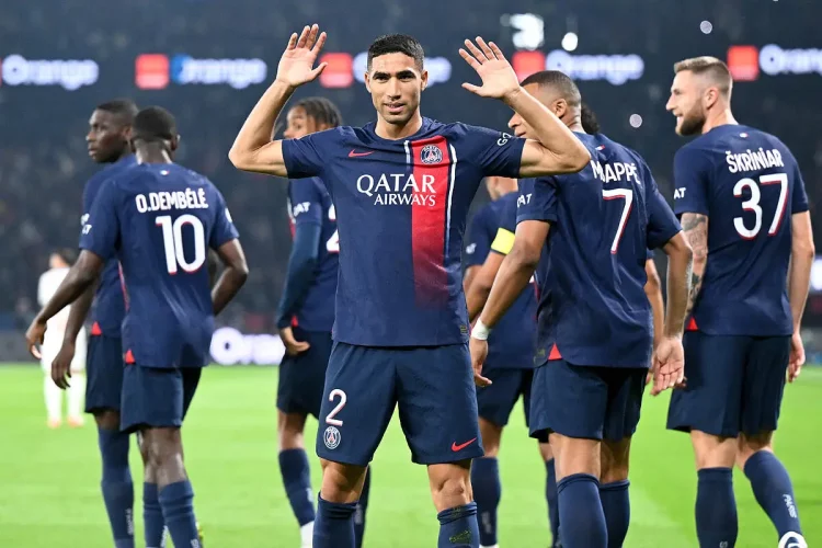 psg, hakimi, le havres, champion de france, ligue 1,