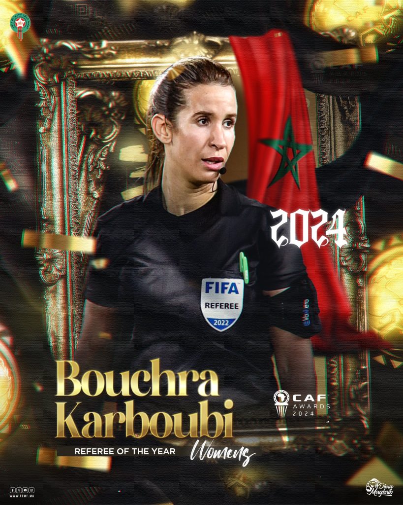 Football Bouchra Karboubi Au Top Des Meilleures Arbitres Au Monde Challenge Ma